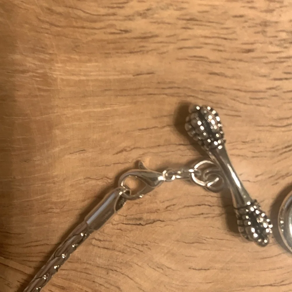 NWOT DaVinci Silver Charm Bracelet with Four Charms - Picture 8 of 14